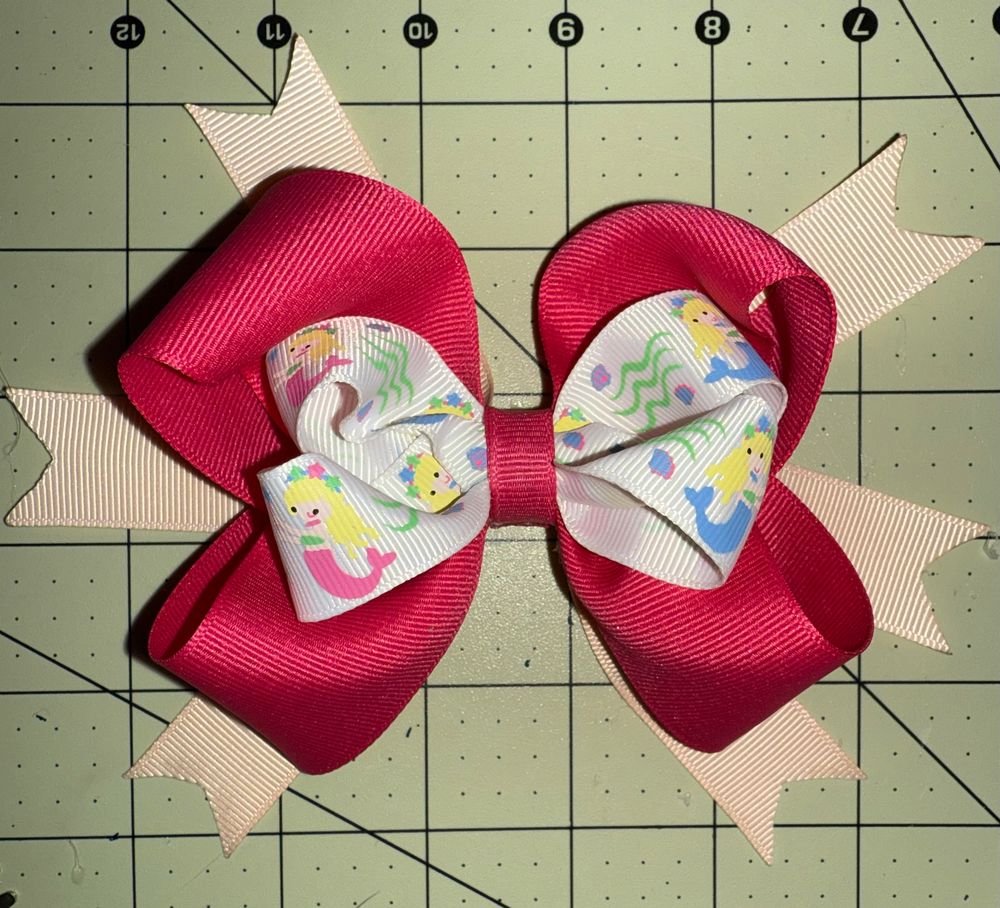 Double Layered Twisted Boutique Bow