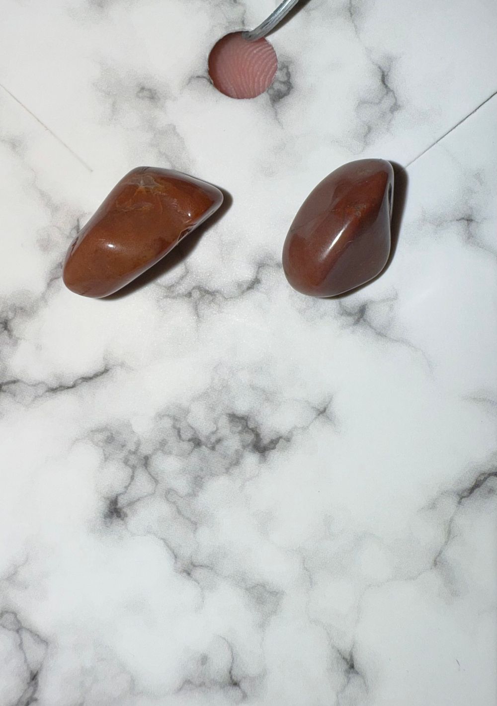 Red Jasper Stud Earrings